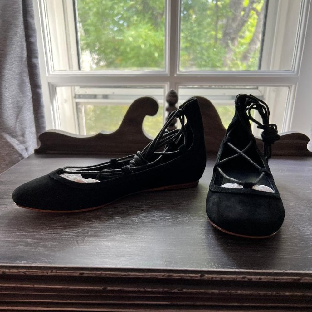 Never Worn Joie Janessa Laced Ballet Flats Size 35.5 (US 5.5)